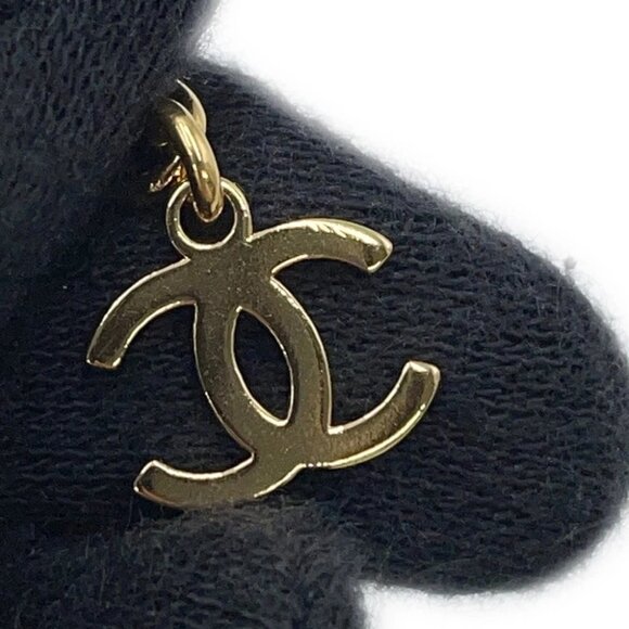 CHANEL CC Logo African Continent Motif Necklace Metal/Faux Pearl /Rhinestone - Picture 8 of 15